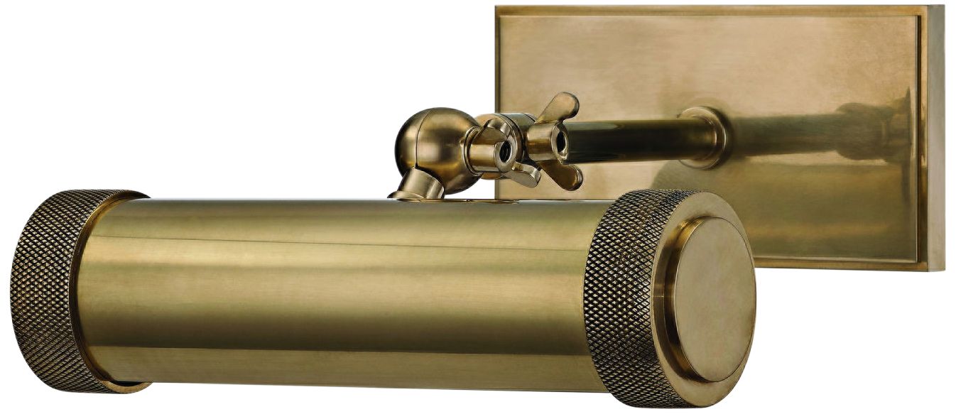 Hudson Valley Ridgewood 8 1/2" Wide Aged Brass Picture Light