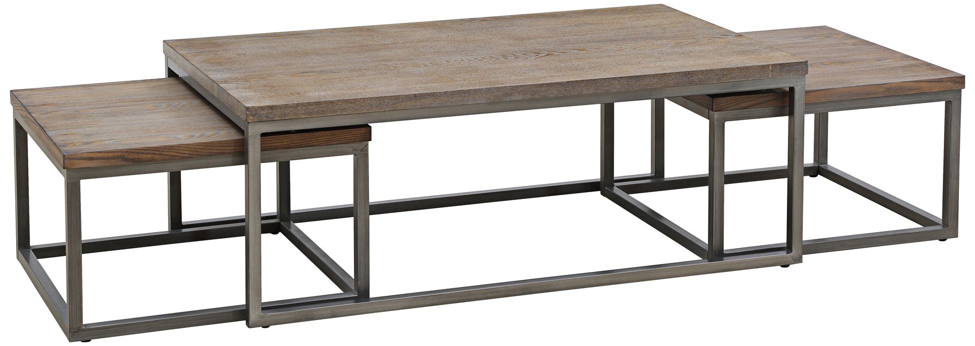 Southport Gray 3-Piece Cocktail Table and Nesting Set