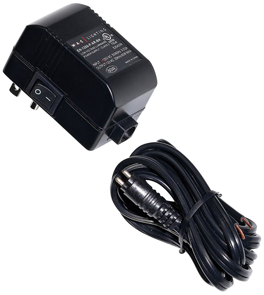 WAC 2.75" Wide Black Plug-In Class 2 Transformer