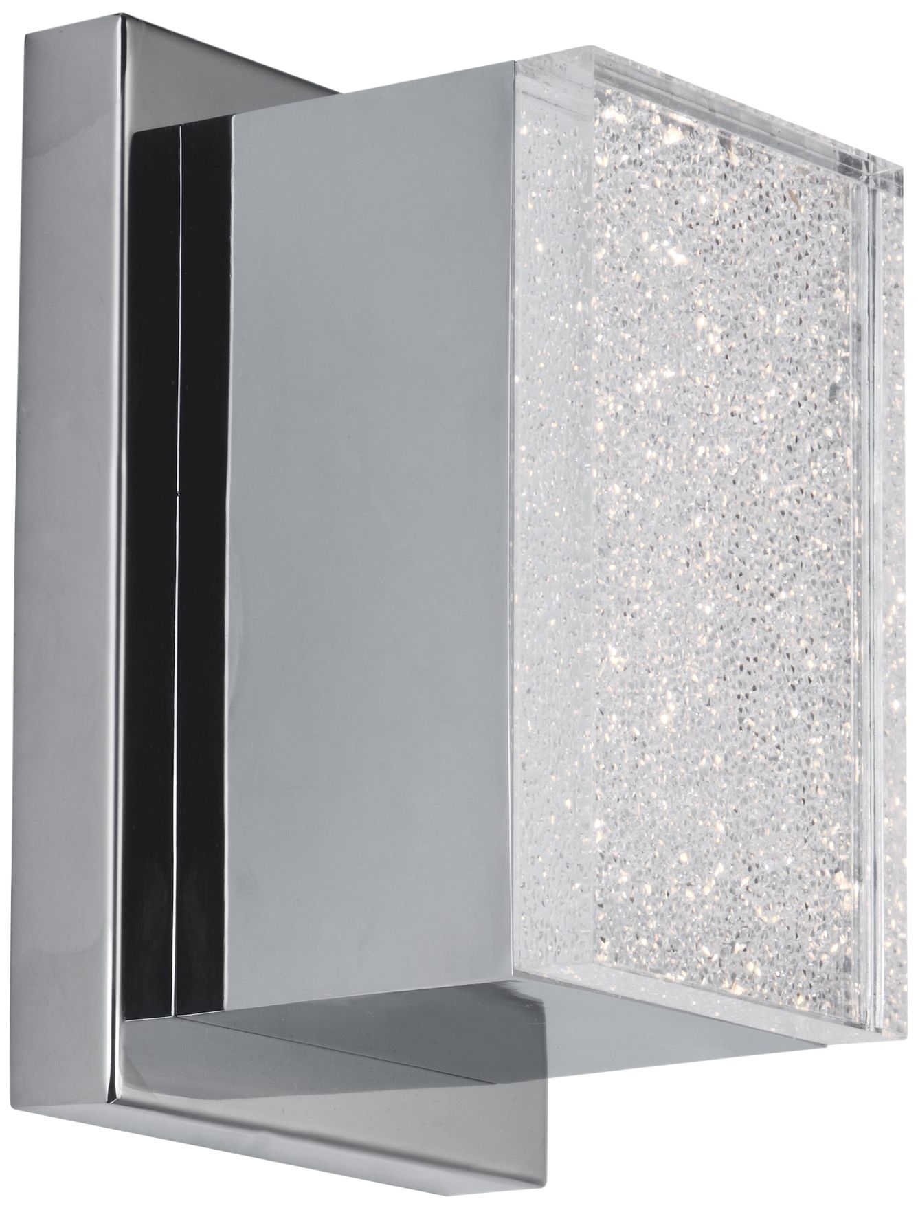 ET2 Pizzazz LED 7" High Polished Chrome Wall Sconce