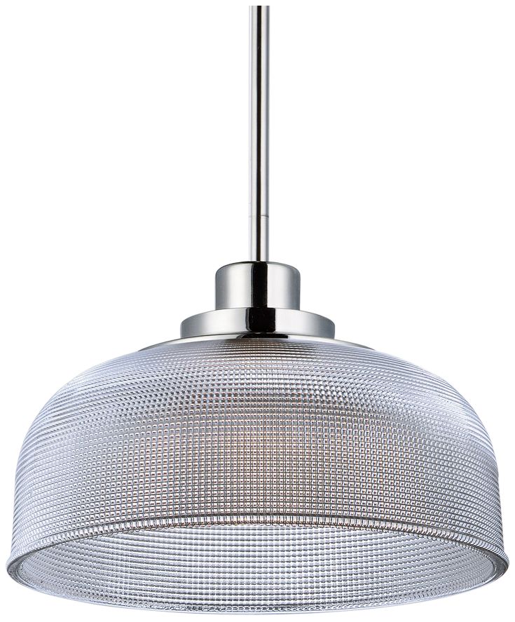 Maxim Retro 10 1/2" Wide Polished Nickel LED Mini Pendant
