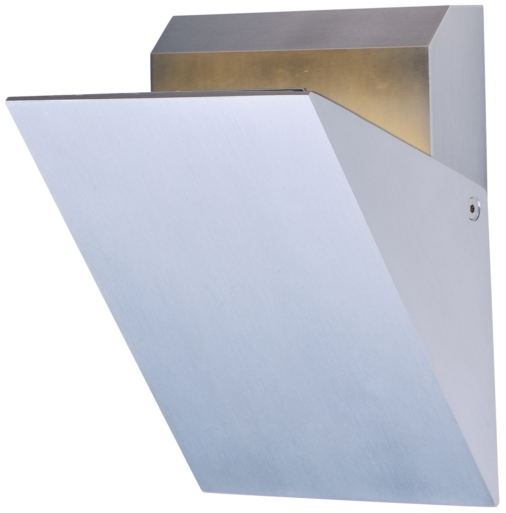 ET2 Alumilux AL 7"H Satin Aluminum LED Outdoor Wall Light