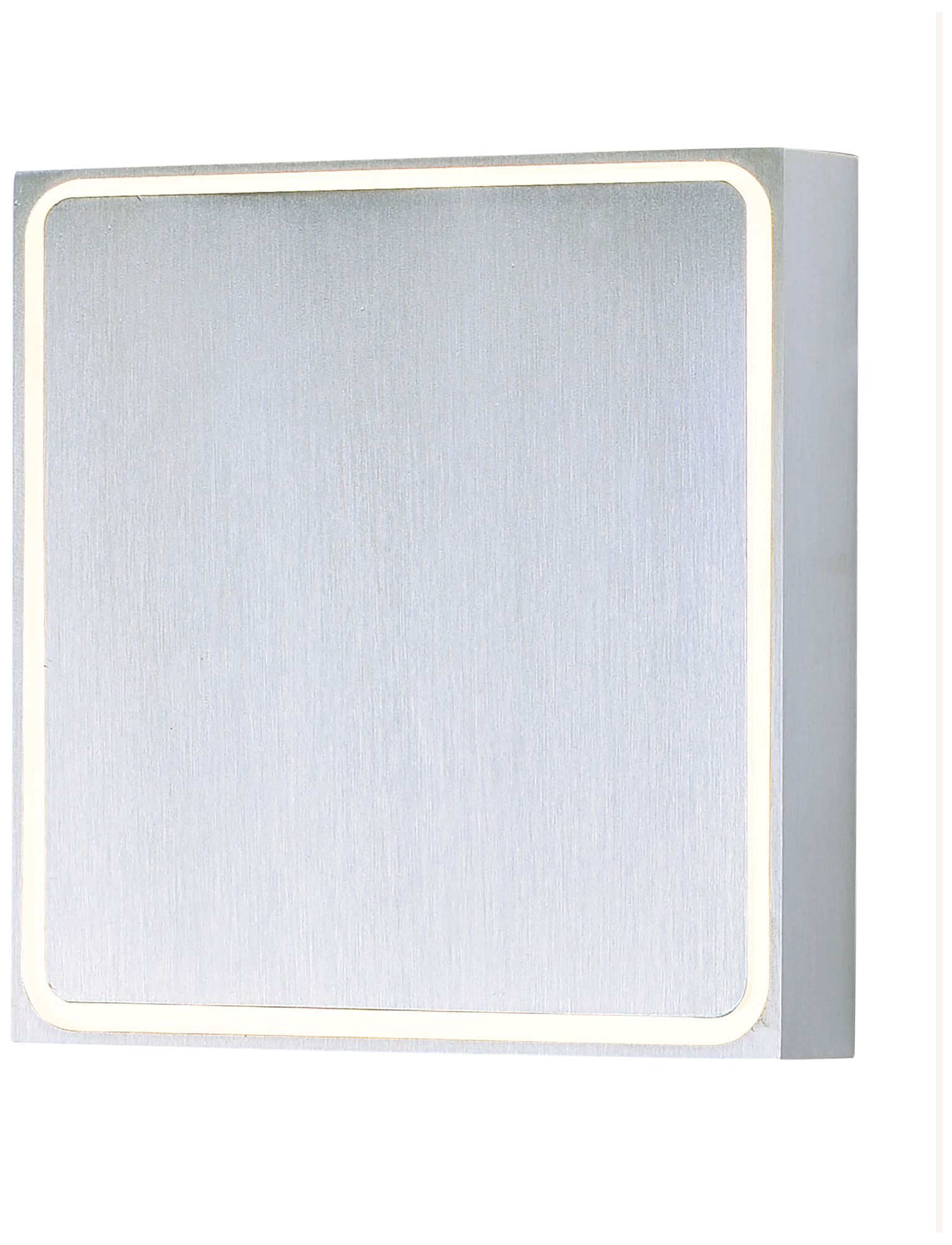 Alumilux AL 4 1/2"H Satin Aluminum LED Outdoor Wall Light