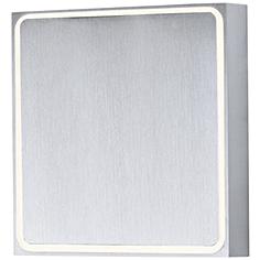 Alumilux AL 4 1/2"H Satin Aluminum LED Outdoor Wall Light