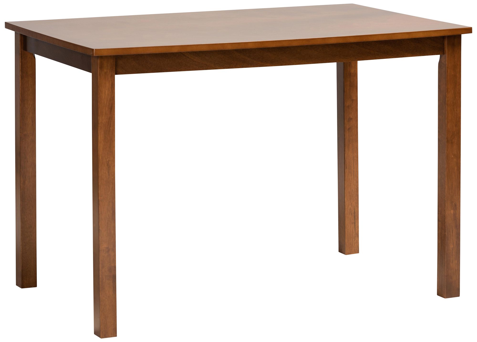 Eveline 43 1/4"W Walnut Brown Wood Rectangular Dining Table