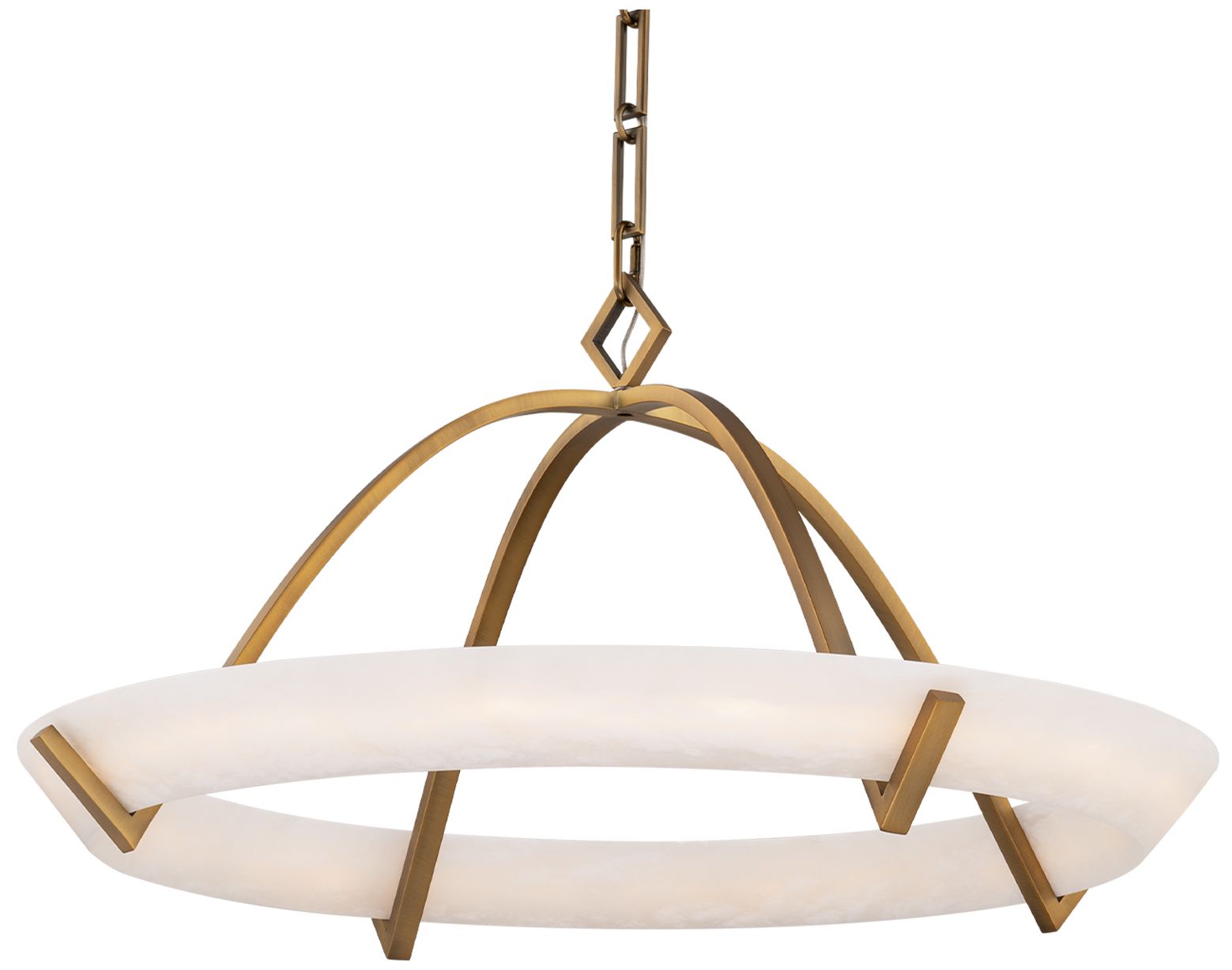 Modern Forms Copa 25in Led Pendant 3000k In Aged Brass