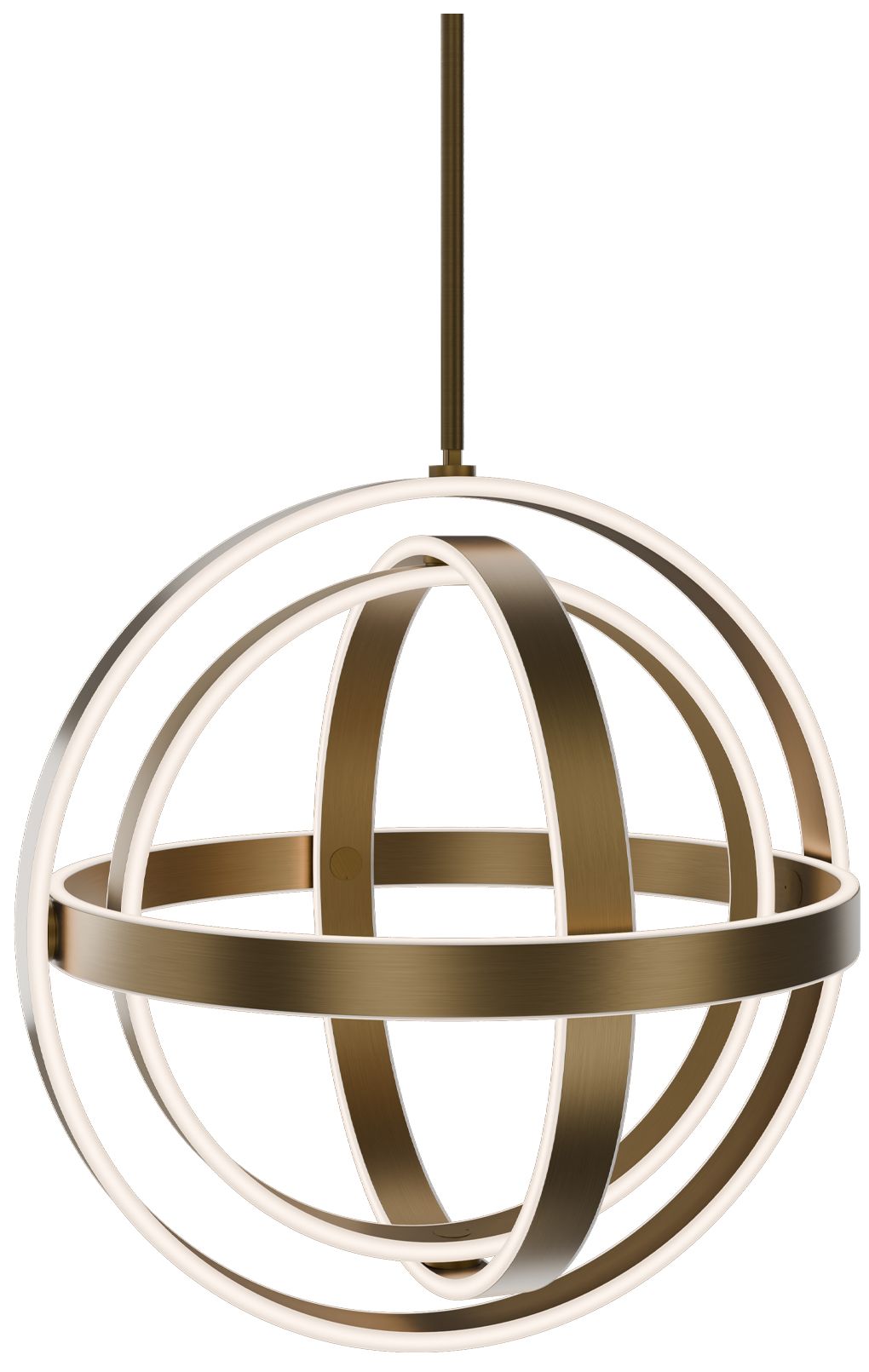 Modern Forms Kinetic 18in Led Pendant K In Aged Brass