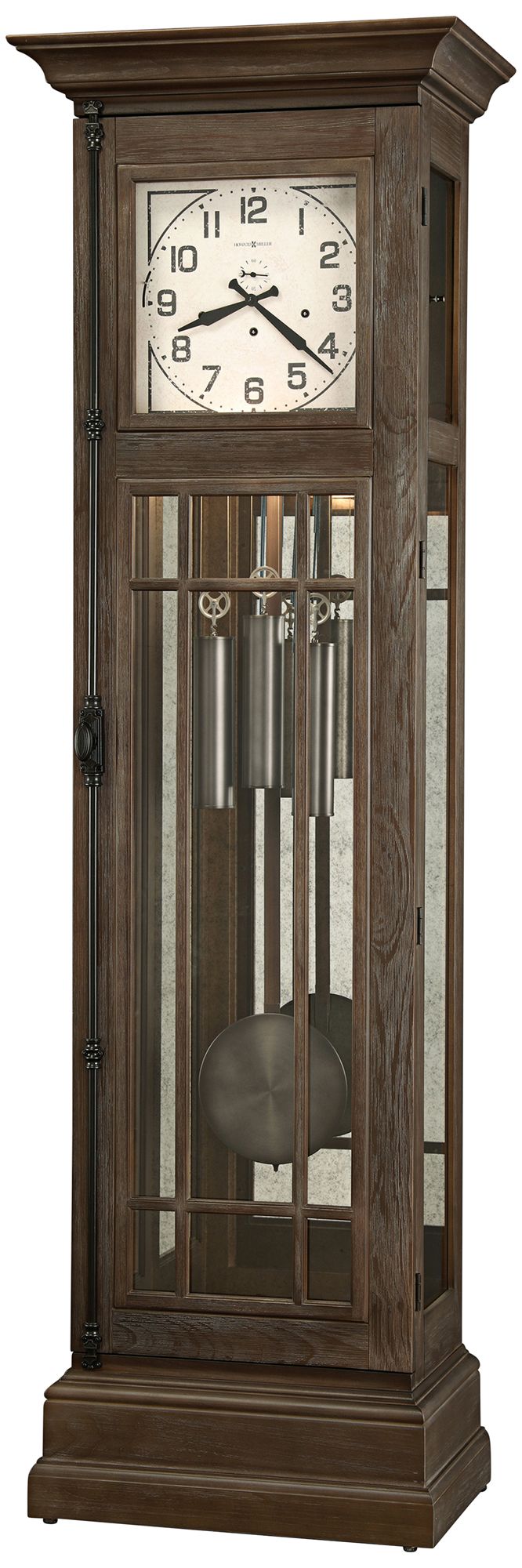 Howard Miller Davidson Aged Auburn 81" High Floor Clock