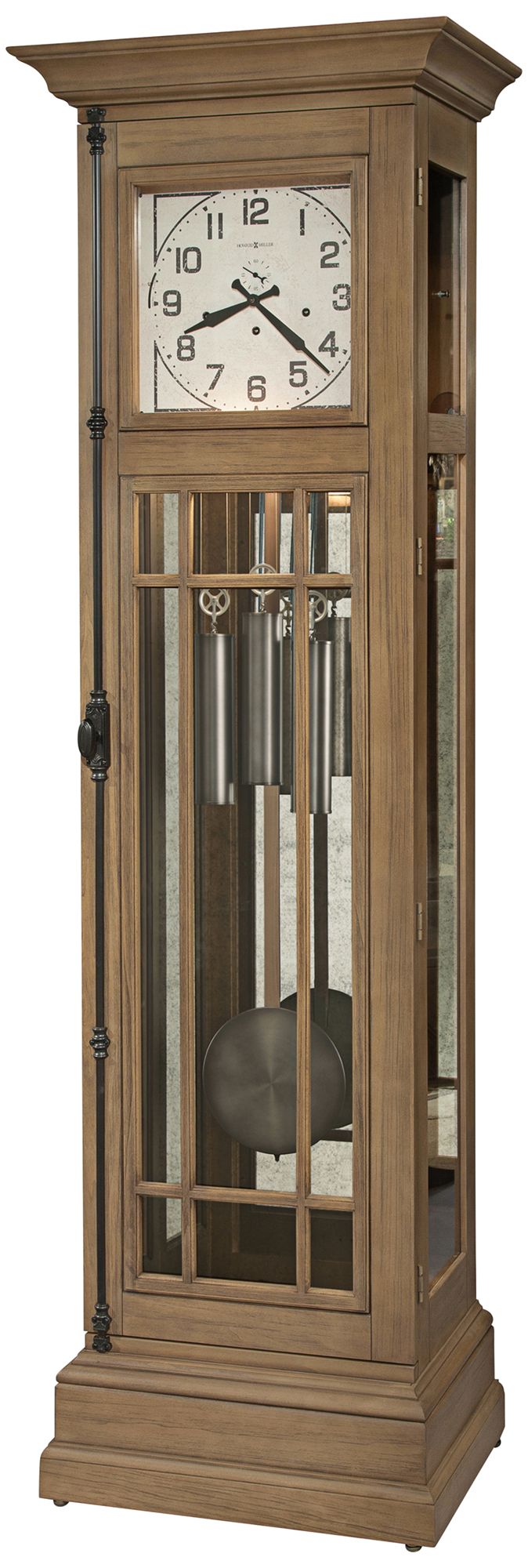 Howard Miller Davidson II Aged Natural 81" High Floor Clock