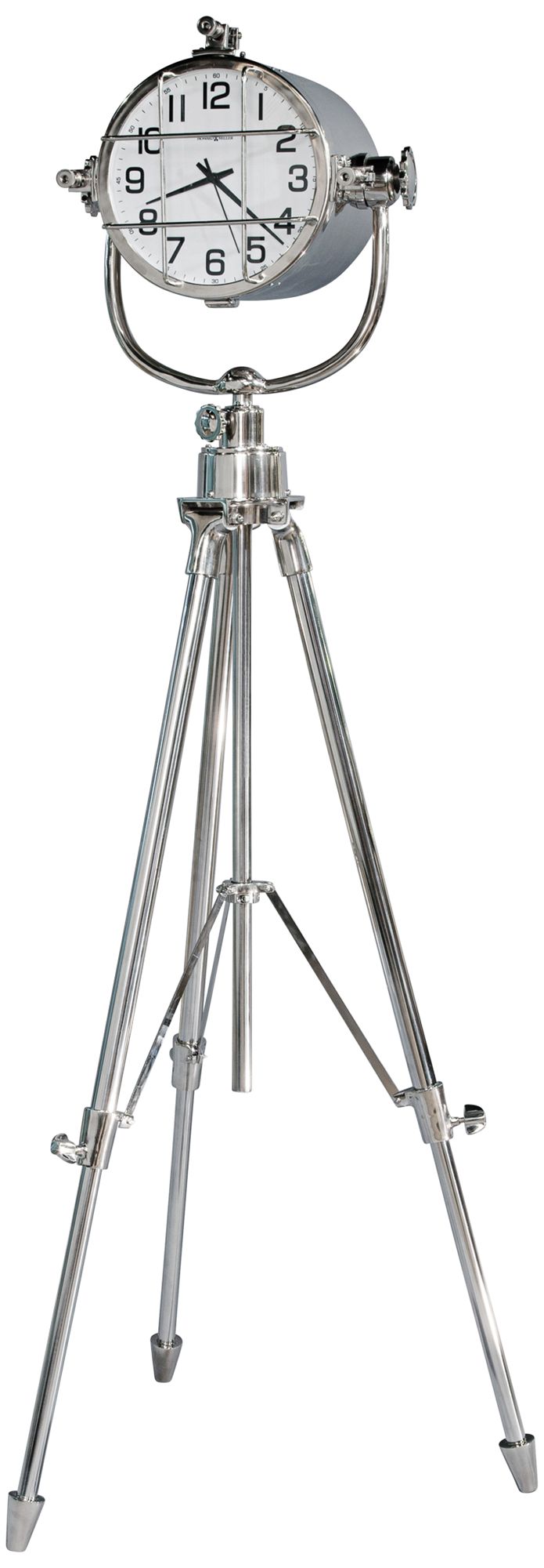 Nautical Marine Time 73" High Tripod Floor Clock
