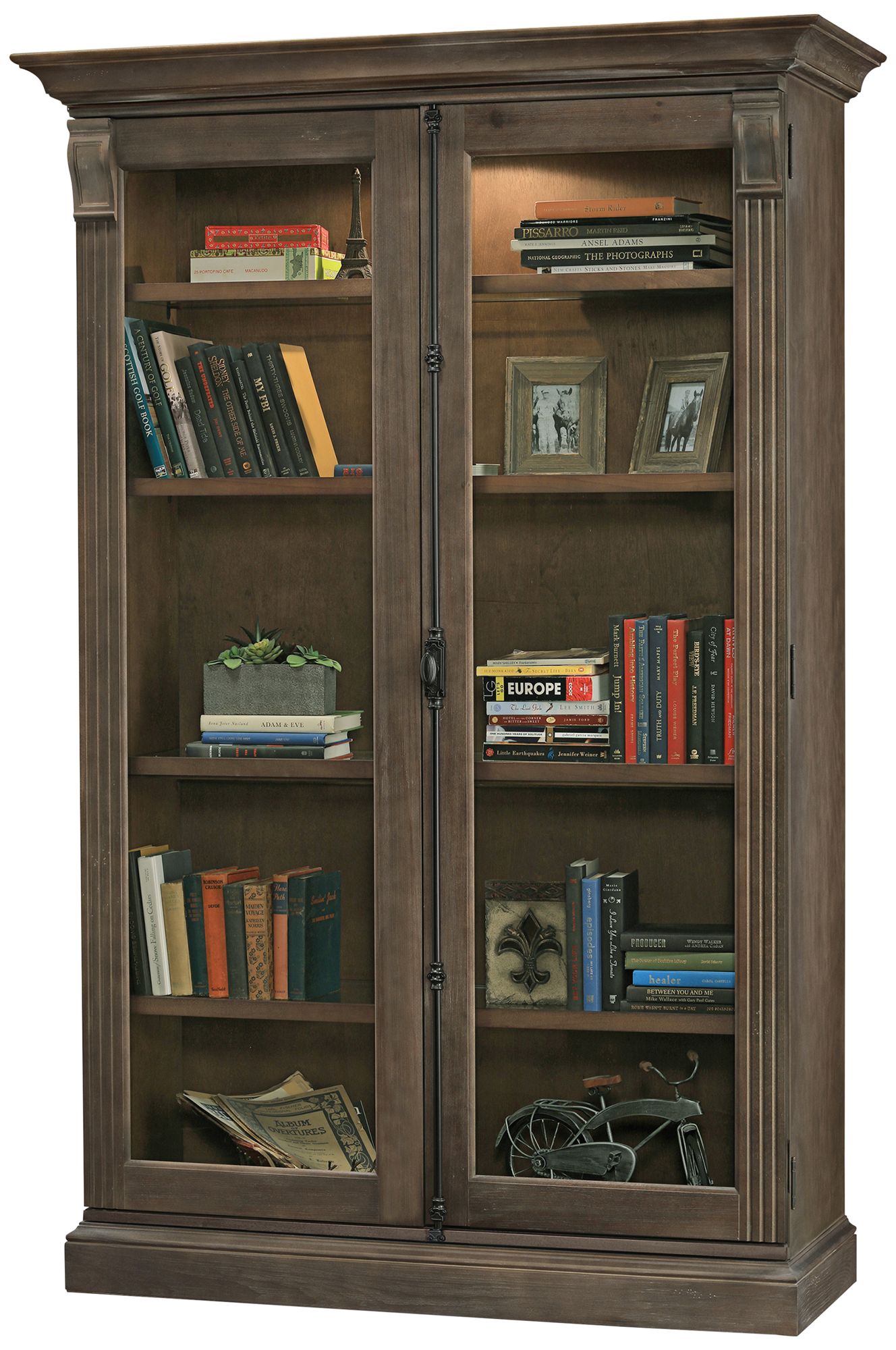 Howard Miller Chadsford III Auburn 2-Door Display Cabinet