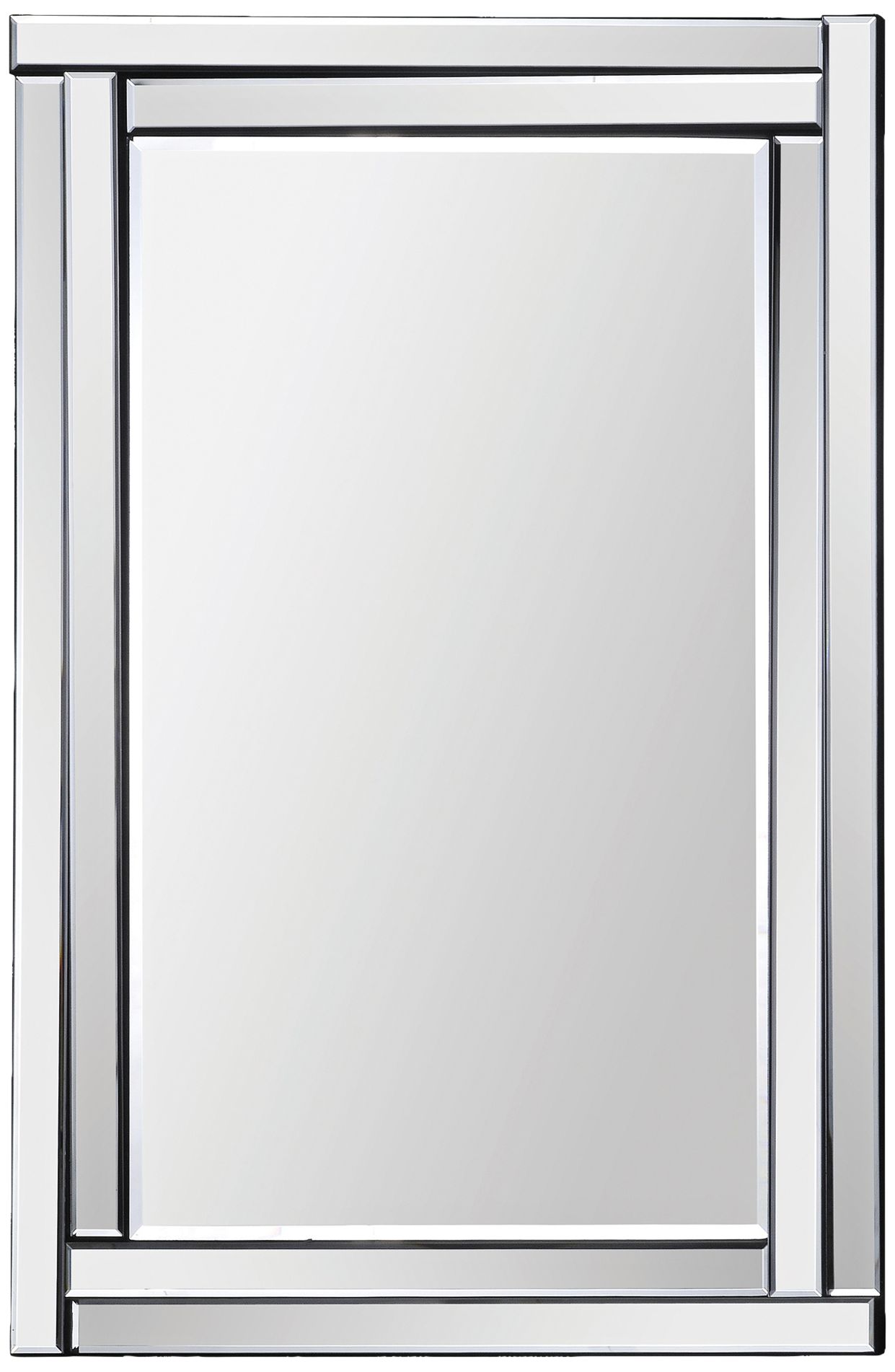 Ava Glass 24" x 35" Rectangular Wall Mirror