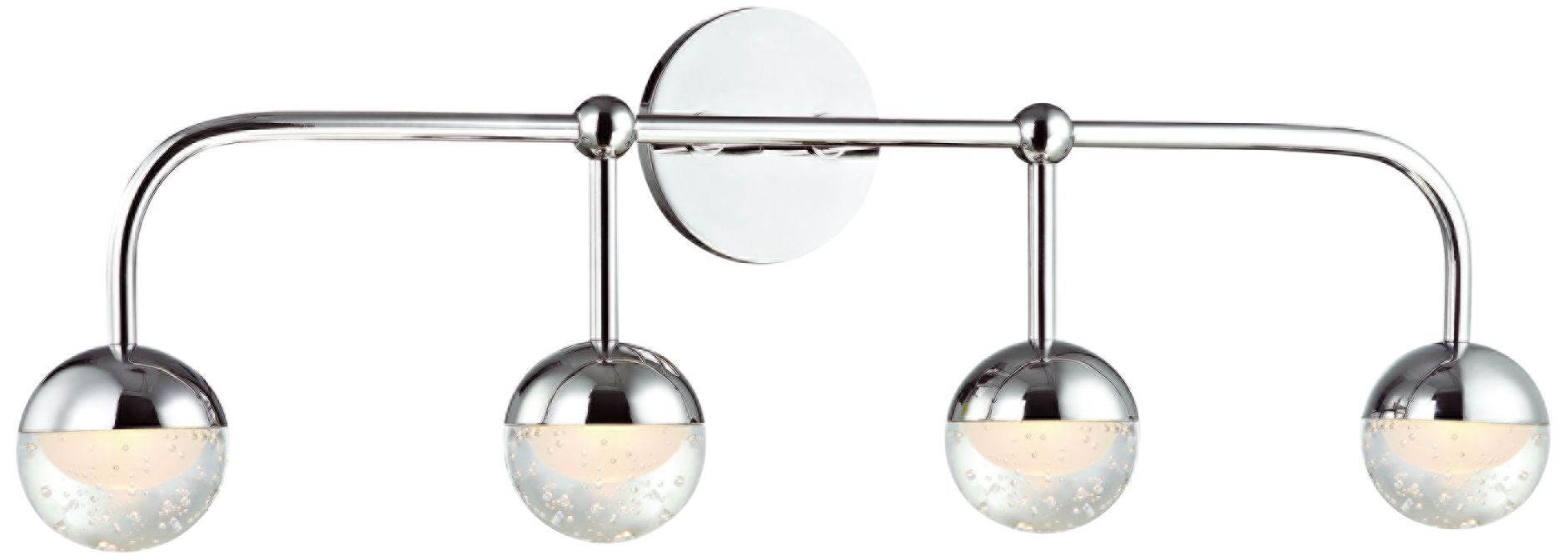 Hudson Valley Boca 29 1/2"W Polished Chrome 4-LED Bath Light
