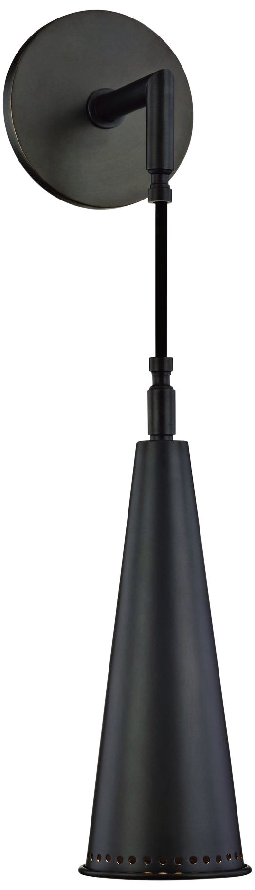 Hudson Valley Alva 17" High Old Bronze Wall Sconce