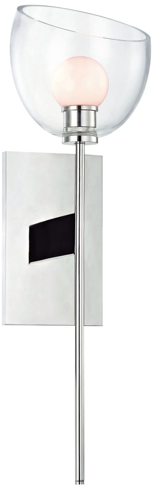 Hudson Valley Davis 19 1/2" High Polished Nickel LED Wall Sconce