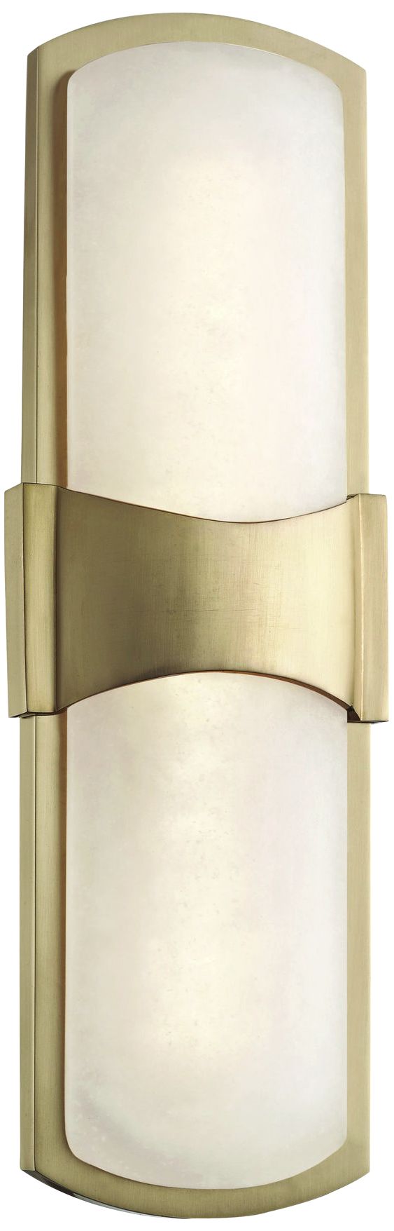 Hudson Valley Valencia 15" High Aged Brass LED Wall Sconce