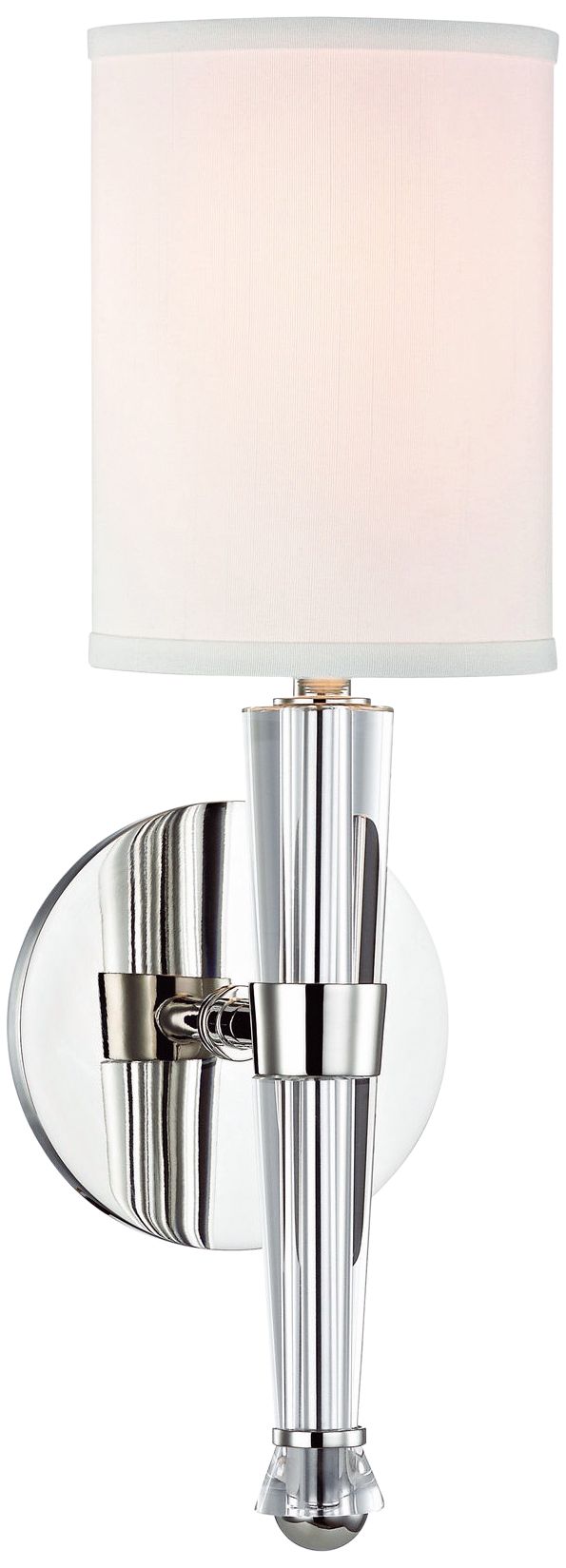 Hudson Valley Volta 15 1/4" High Polished Nickel Wall Sconce