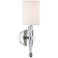Hudson Valley Volta 15 1/4" High Polished Nickel Wall Sconce