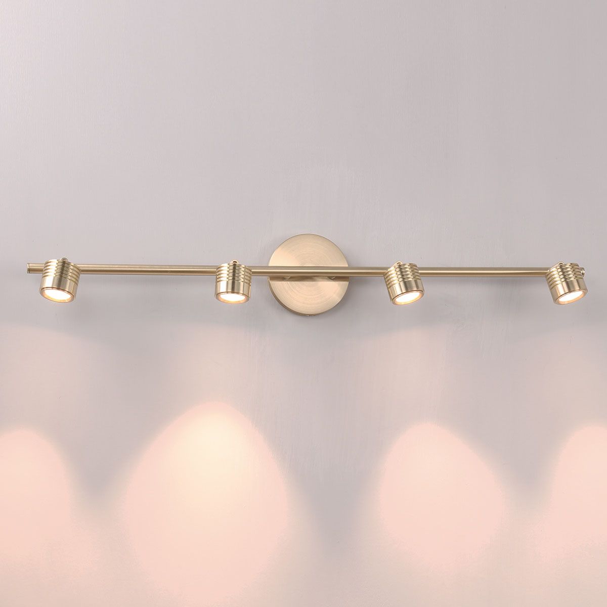 modern brass track lighting