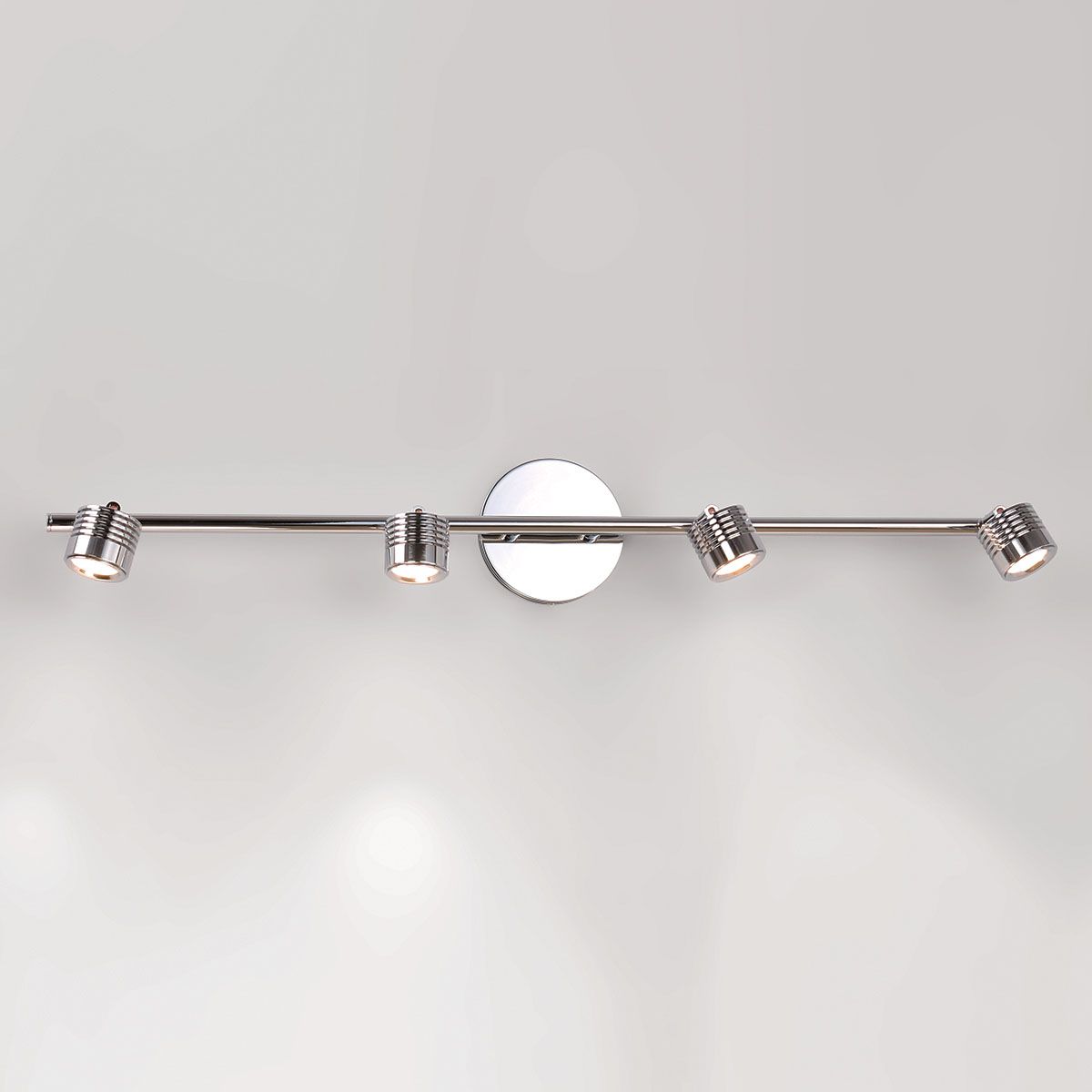 WAC Vector 4-Light Chrome LED Track Fixture