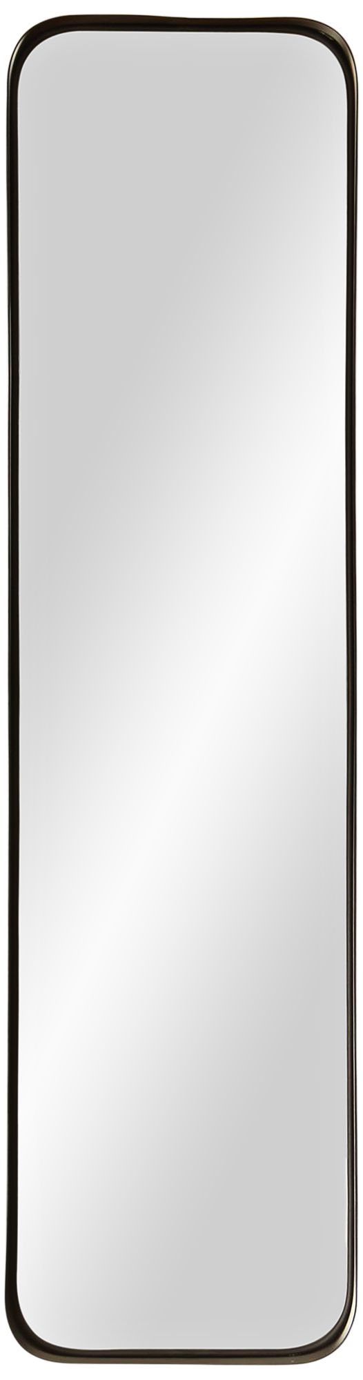Via Powder-Coated Iron 9" x 36" Wall Mirror