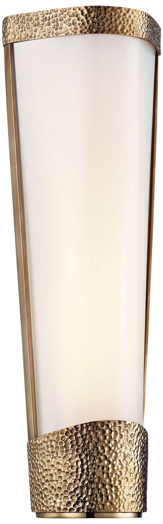 Hudson Valley Park Slope 16" High Aged Brass LED Wall Sconce