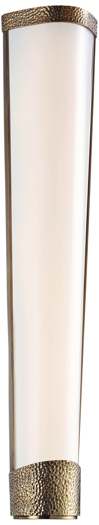 Hudson Valley Park Slope 27" High Aged Brass LED Wall Sconce