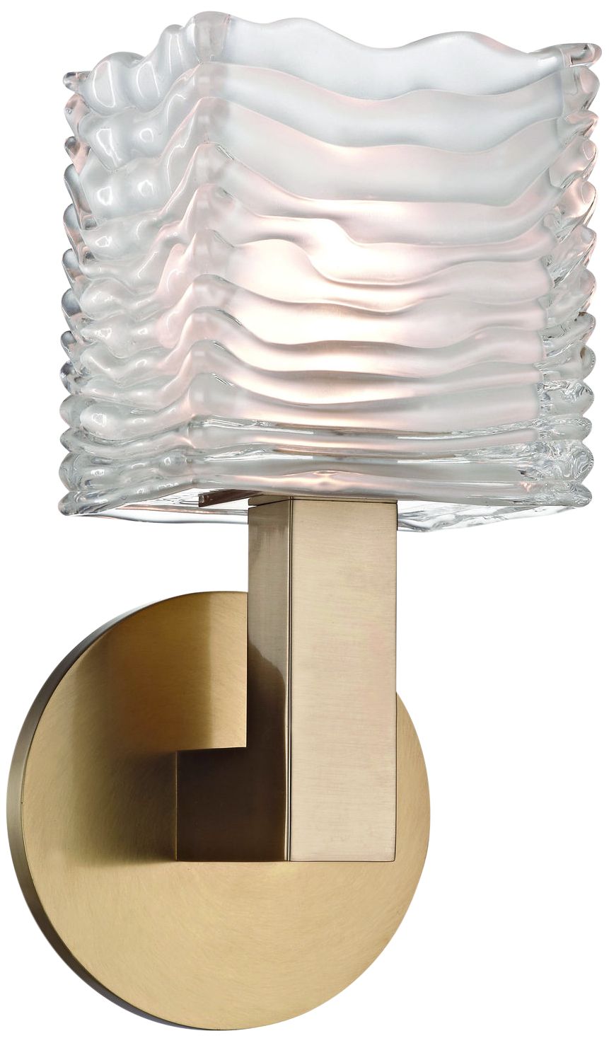 Hudson Valley Sagamore 10" High Aged Brass LED Wall Sconce