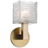 Hudson Valley Sagamore 10&quot; High Aged Brass LED Wall Sconce
