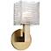 Hudson Valley Sagamore 10" High Aged Brass LED Wall Sconce