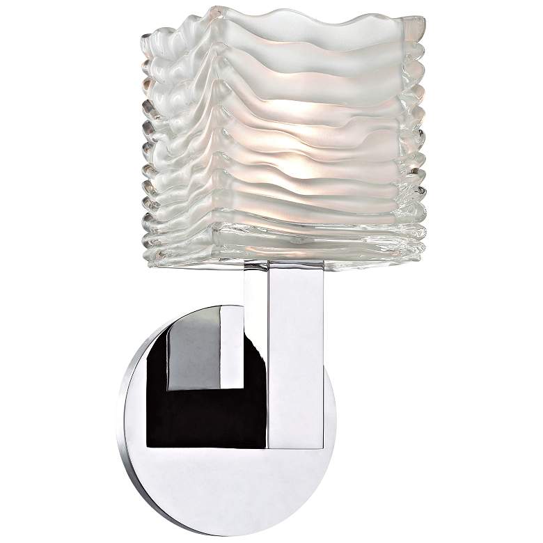 Hudson Valley Sagamore 10&quot;H Polished Chrome LED Wall Sconce