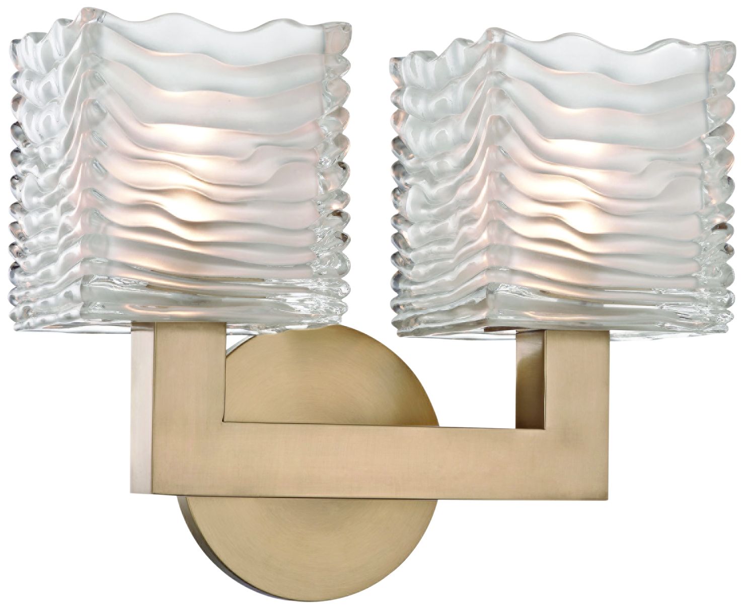 Hudson Valley Sagamore 9" High Aged Brass 2-LED Wall Sconce