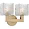Hudson Valley Sagamore 9" High Aged Brass 2-LED Wall Sconce