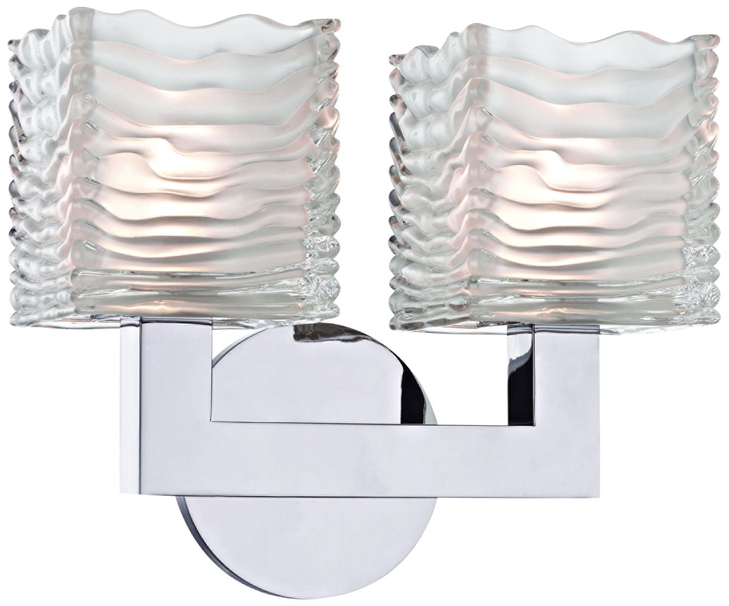 Hudson Valley Sagamore 9" High Polished Chrome 2-LED Wall Sconce