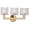 Hudson Valley Sagamore 17 1/2"W Aged Brass 3-LED Bath Light