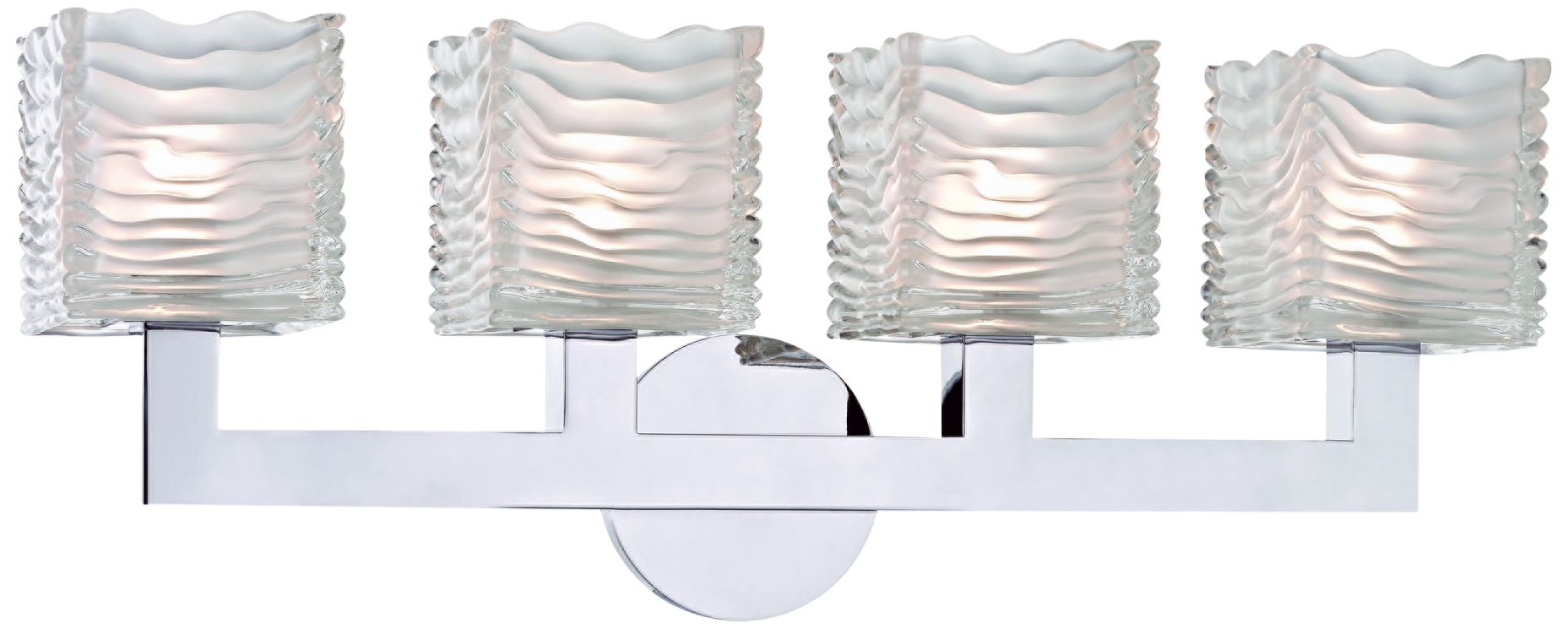 Hudson Valley Sagamore 24" Wide Chrome 4-LED Bath Light