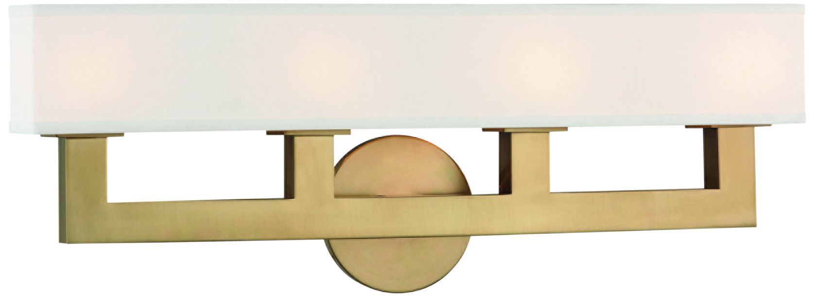 Hudson Valley Clarke 23" Wide Aged Brass 4-LED Bath Light