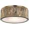 Hudson Valley Crispin 9" Wide Aged Brass LED Ceiling Light