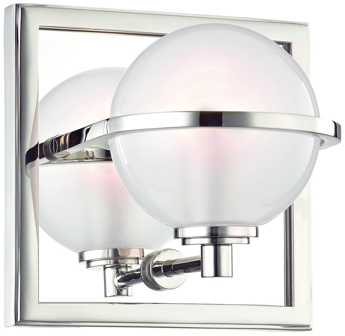 Hudson Valley Axiom 6" High Polished Nickel LED Wall Sconce