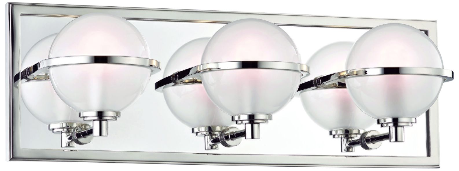 Hudson Valley Axiom 18"W Polished Nickel 3-LED Bath Light