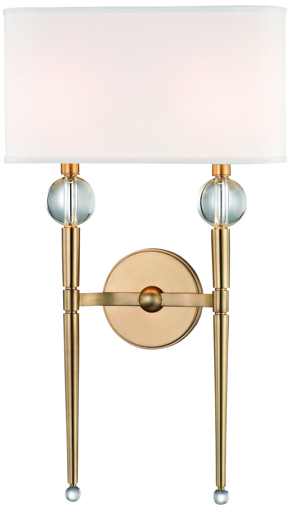 Hudson Valley Rockland 22 1/4" High Aged Brass Wall Sconce