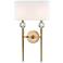 Hudson Valley Rockland 22 1/4" High Aged Brass Wall Sconce