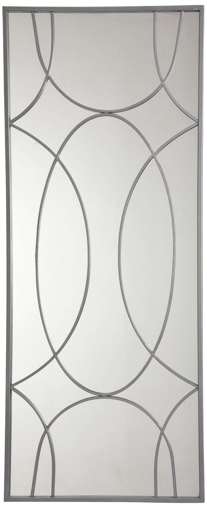 Avenal Raw Metal and Iron 18 1/2" x 45 1/4" Wall Mirror