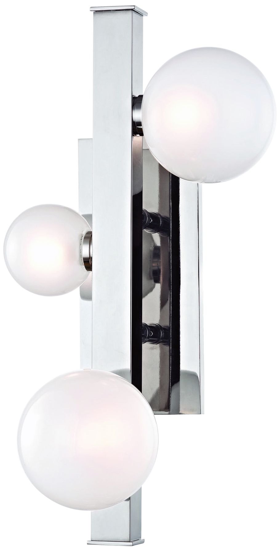 Mini Hinsdale 17 3/4" High Polished Nickel 3-LED Wall Sconce