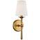 Hudson Valley Islip 14 3/4" High Aged Brass Wall Sconce