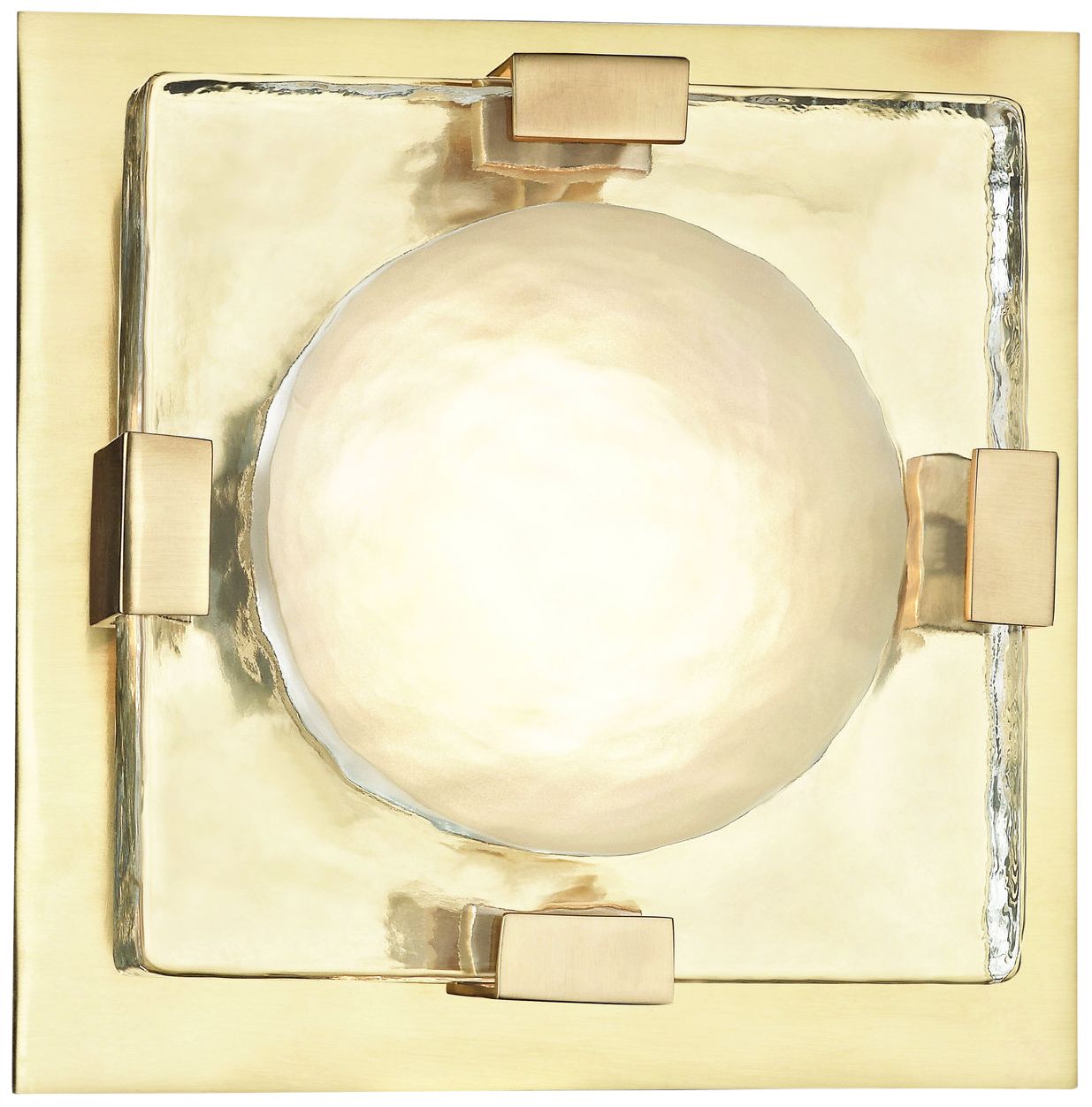 Hudson Valley Bourne 10 3/4" High Aged Brass LED Wall Sconce