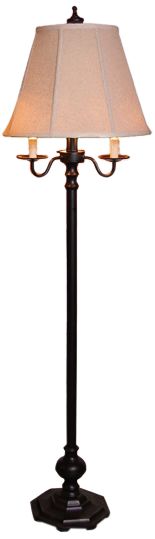 Richmond Black Metal Floor Lamp