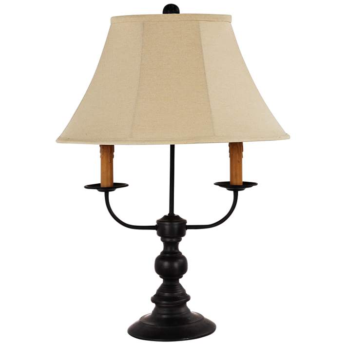 Bayfield Black Candelabra Arm 3 Light, Black Candelabra Table Lamp