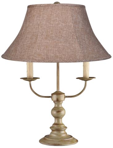 Bayfield Distressed Antique Style Candelabra Arm Table Lamp 24R70