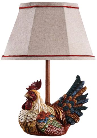 chicken table lamp